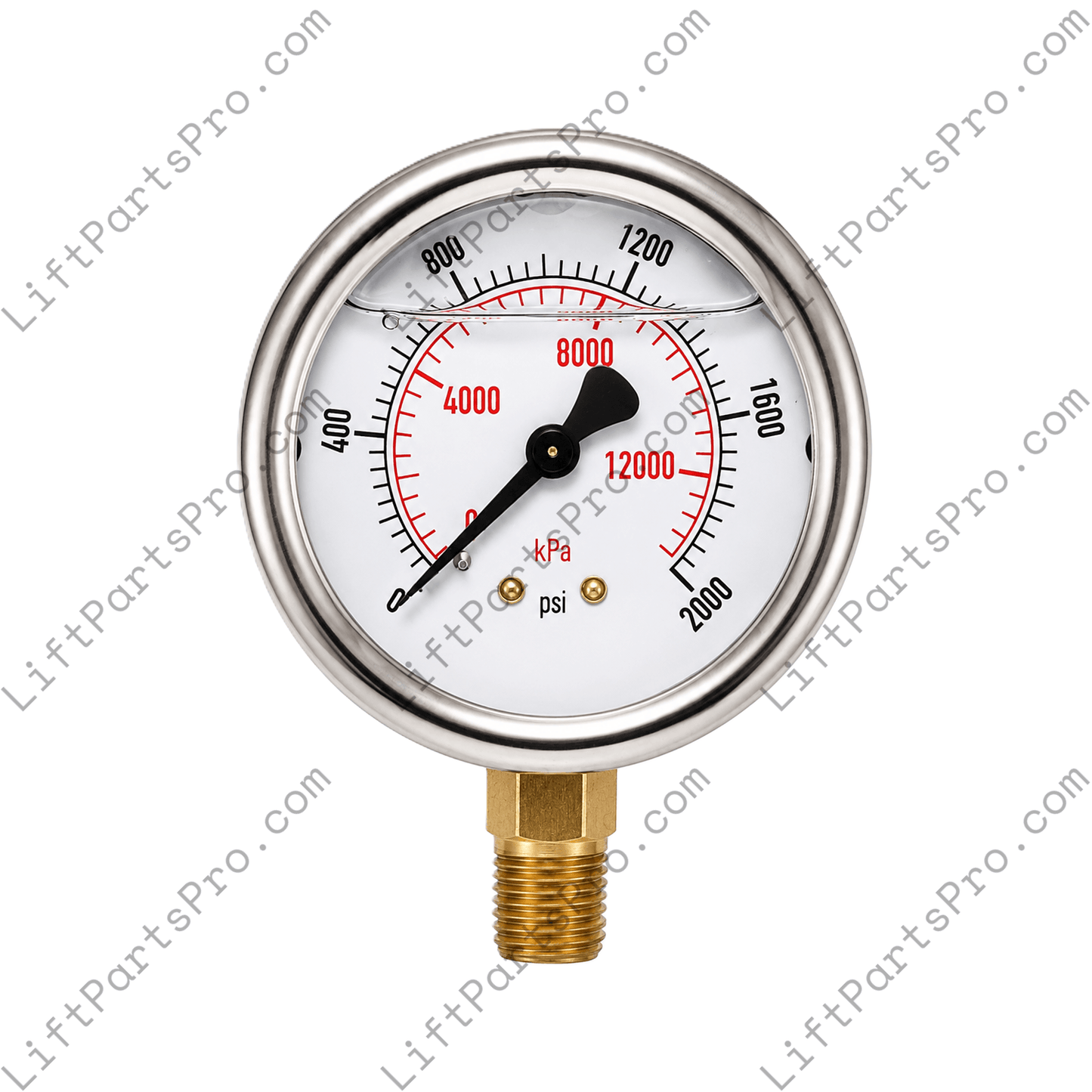 National Wheel-O-Vator Hydraulic Pressure Gauge