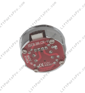 35CB.BR.CR-H Stainless Steel Red LED Elevator Button K8301