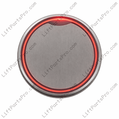 35CB.BR.CR-H Stainless Steel Red LED Elevator Button K8301