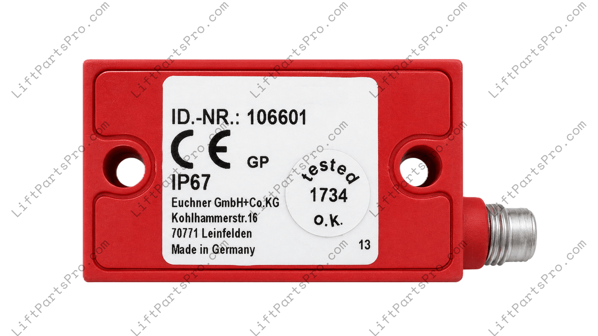 Elevator Safety Switch Read Head Euchner 106601