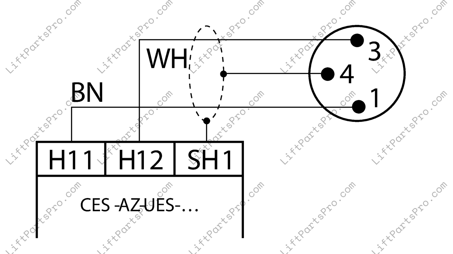 Elevator Safety Switch Read Head Euchner 106601