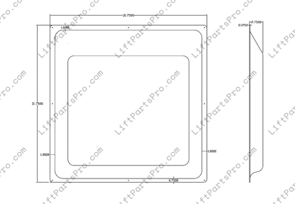 Elevator Safety Space Guard Door Baffle