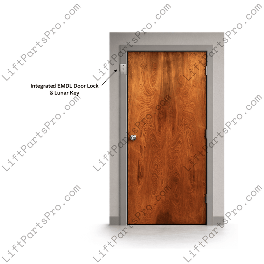 Recessed Residential Elevator Door Flush Frame for ASME 17.1 Compliance