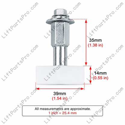Fermator Door Slider Flexi-Lift Door Guide Shoe M26268