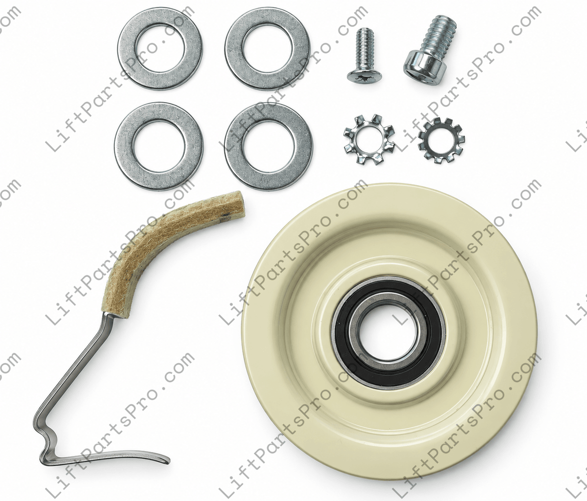 GAL Type A Door Hanger 3-1/4" Roller Wheel Kit