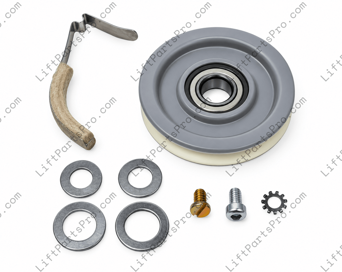 GAL Type A Door Hanger 3-1/4" Roller Wheel Kit #GDO-2N-KIT
