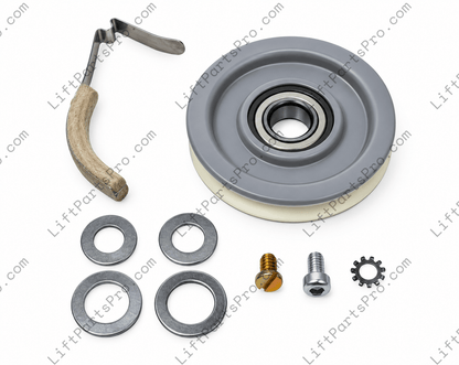 GAL Type A Door Hanger 3-1/4" Roller Wheel Kit #GDO-2N-KIT