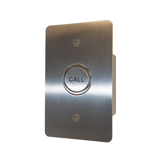 3" x 5" Stainless Steel Hall Call Box - Single Button