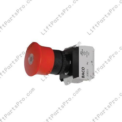 E-Stop Button Switch with Baco 33E01 Contact for Bruno and Harmar Accessibility lifts