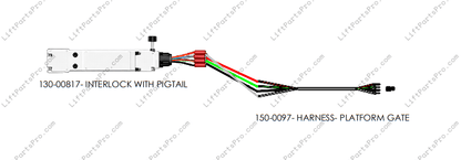 Harmar Summit Platform Lift Gate Suns Interlock Switch 130-00817