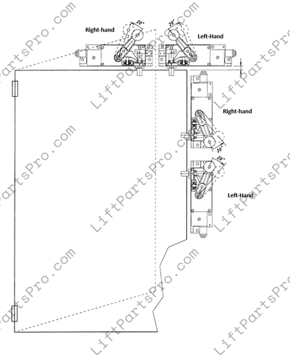 Kronenberg Elevator Door Lock DL1/6 with X20 Latch