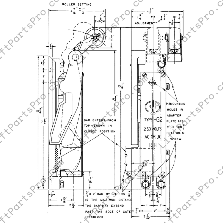 Matot Elevator HG‑2 Interlock Door Locking Device