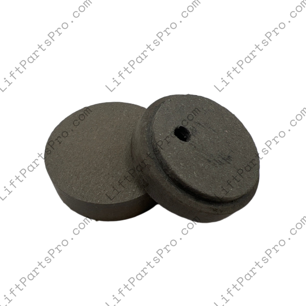 Inclinator ME20 RF38 Round Gray Puck Brake Pad 67304012