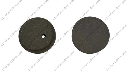 Top-down view of Inclinator #67304012 Puck Brake Pads