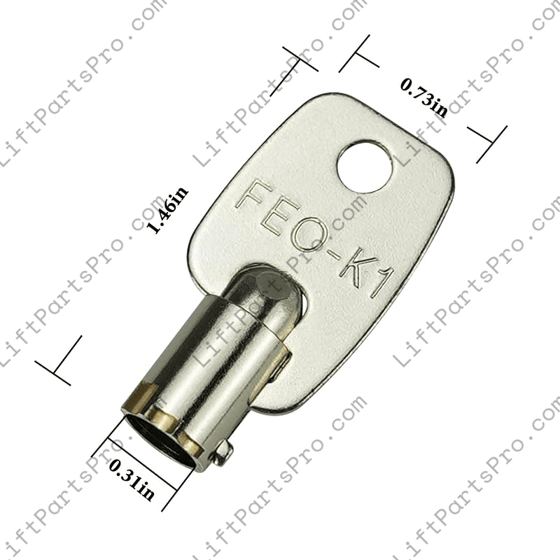 FEO‑K1 / FE0‑K1 Elevator Fire Service Key Pair – Lift Parts Pro