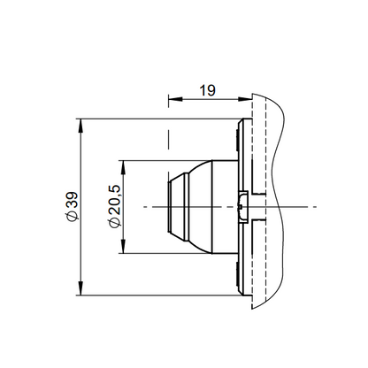 Keylock Switch for Savaria WR-500 Locks – With WR500 Barrel Keys #0354