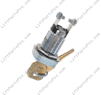 Square Key Switch for TK Porch-Lift VPLs (Legacy AEL01 Key, Includes 2 Keys)