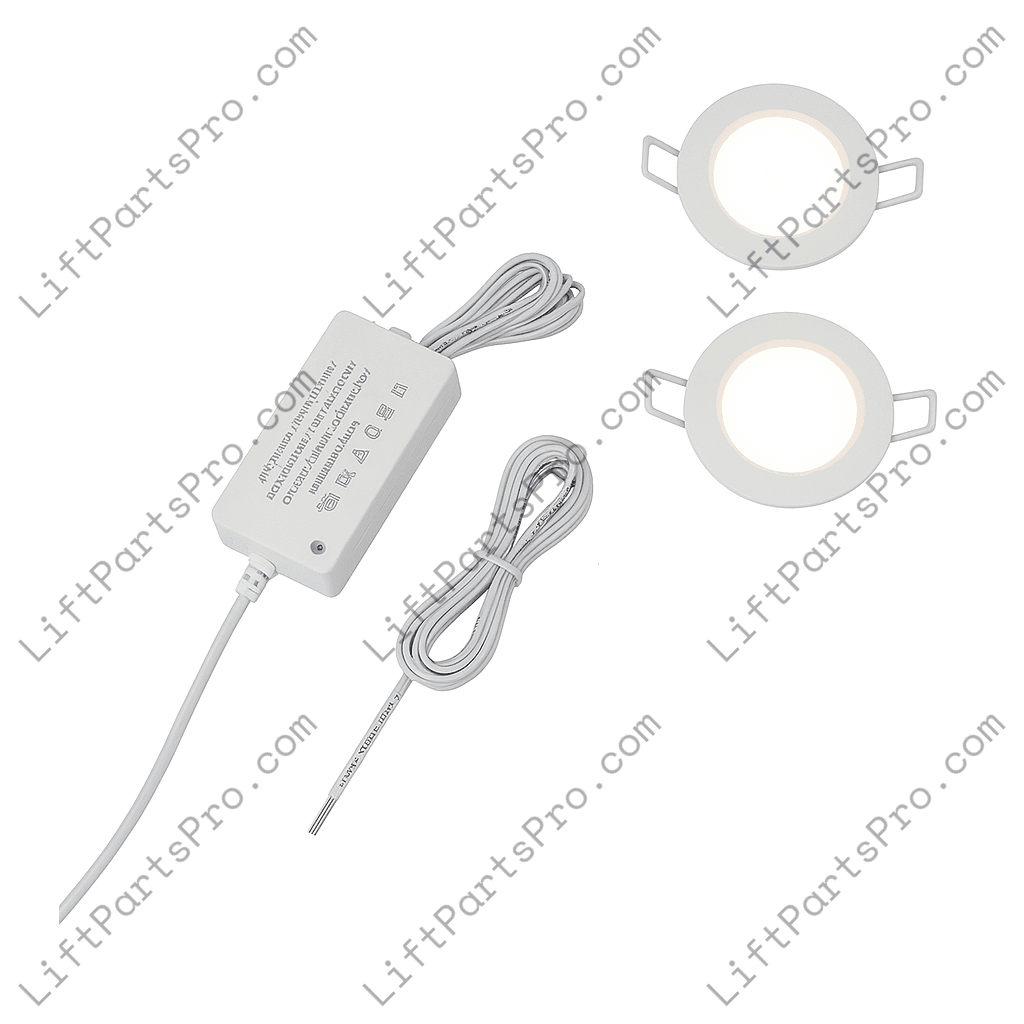Universal Elevator Cab Ceiling LED Light Kit  - 120VAC to 12VDC
