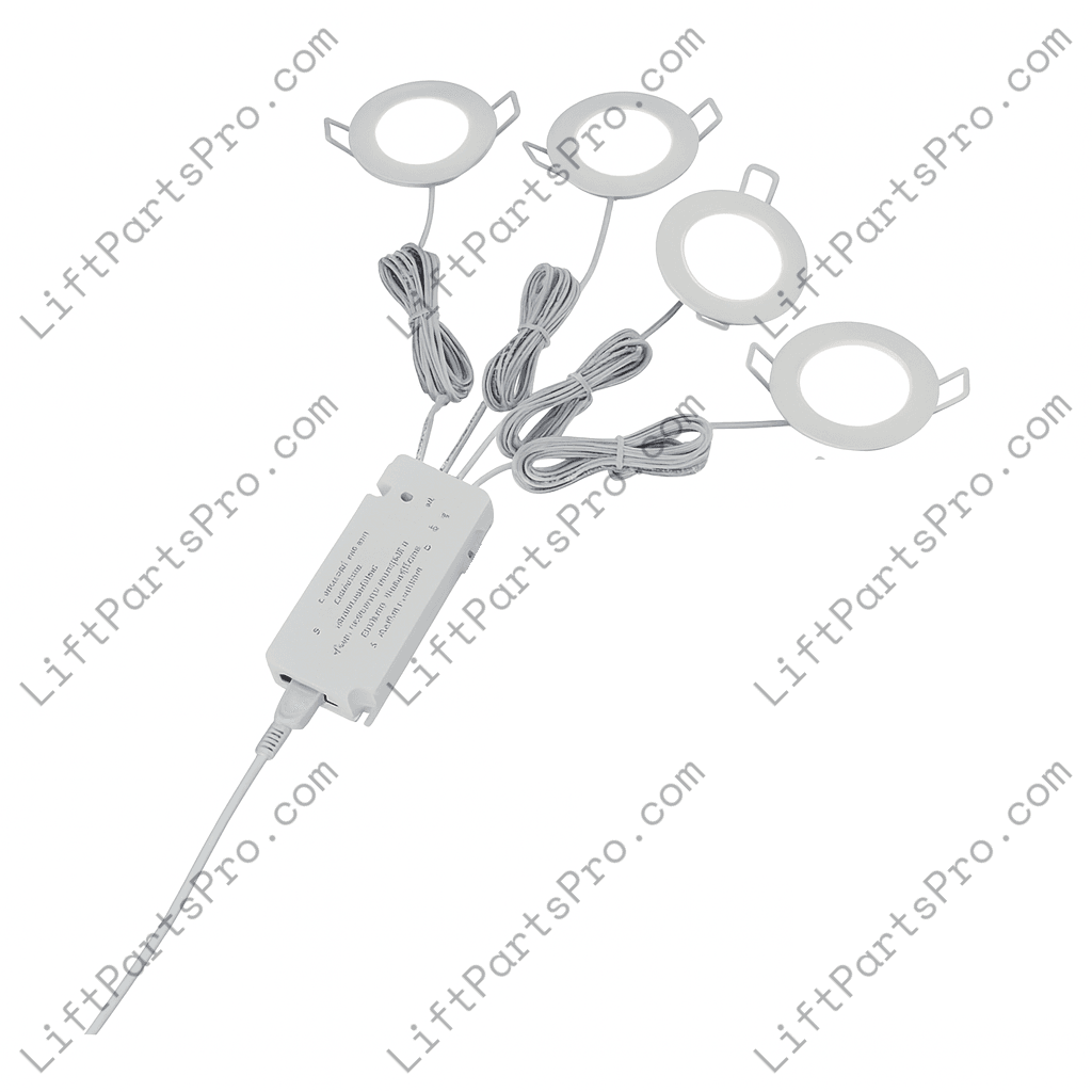 Universal Elevator Cab Ceiling LED Light Kit  - 120VAC to 12VDC