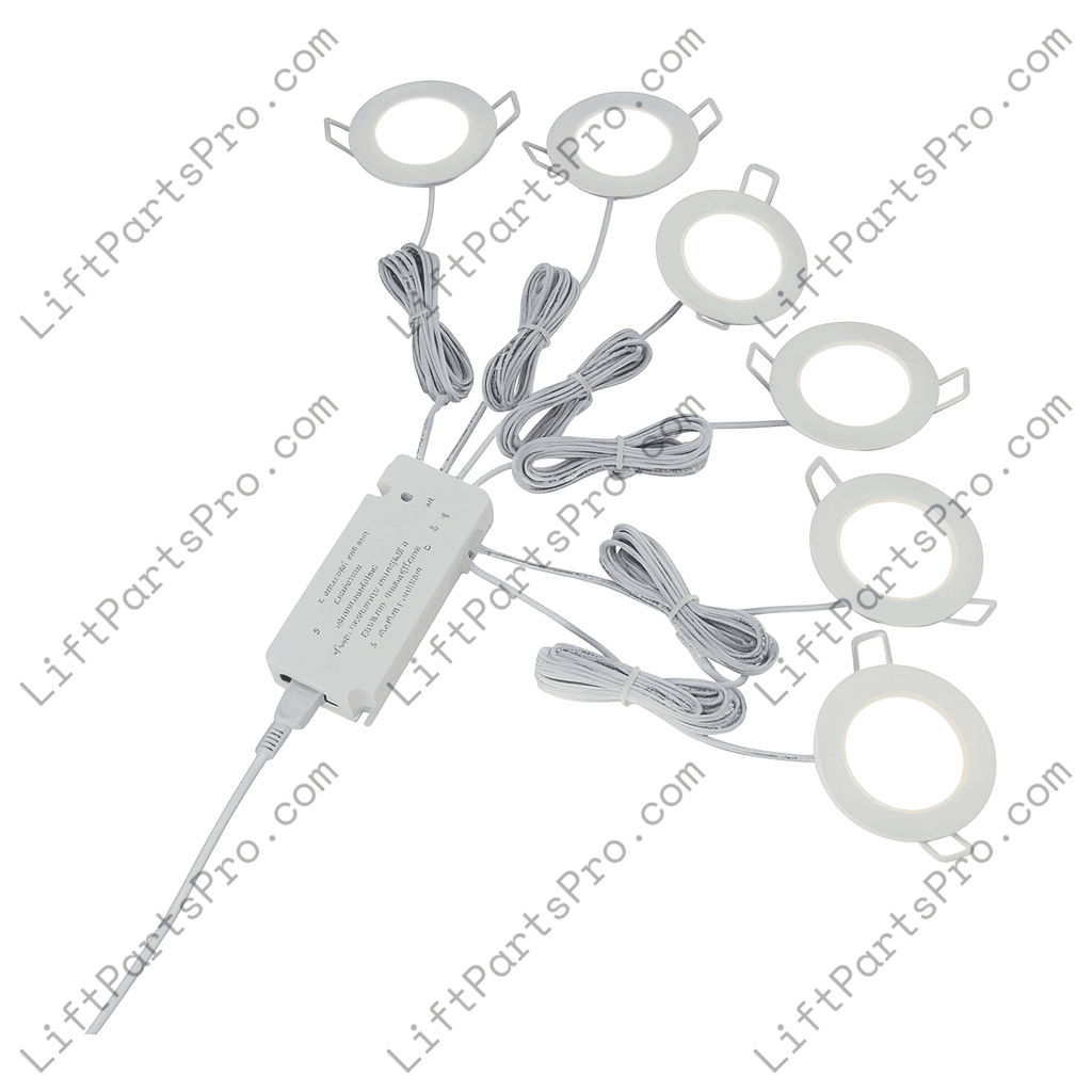 Universal Elevator Cab Ceiling LED Light Kit  - 120VAC to 12VDC