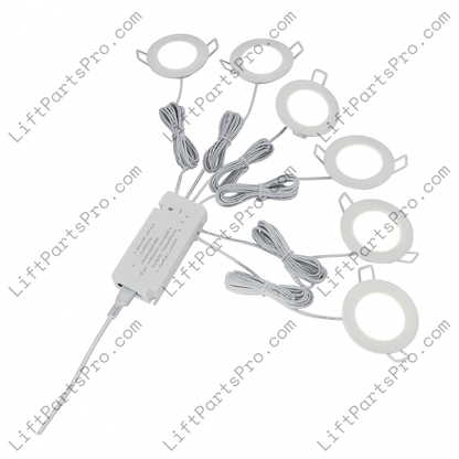 Universal Elevator Cab Ceiling LED Light Kit  - 120VAC to 12VDC