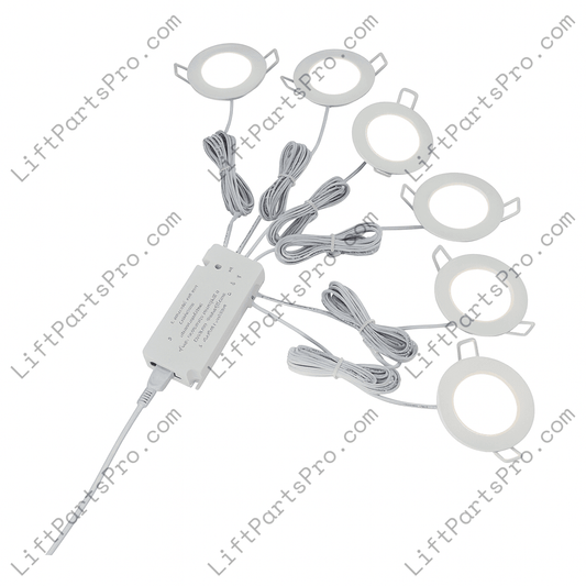 Universal Elevator Cab Ceiling LED Light Kit  - 120VAC to 12VDC