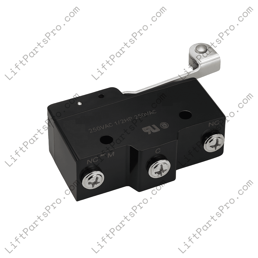 Roller‑Lever Snap Limit Switch Replacement for Harmar/Summit Stairlifts & Dumbwaiters