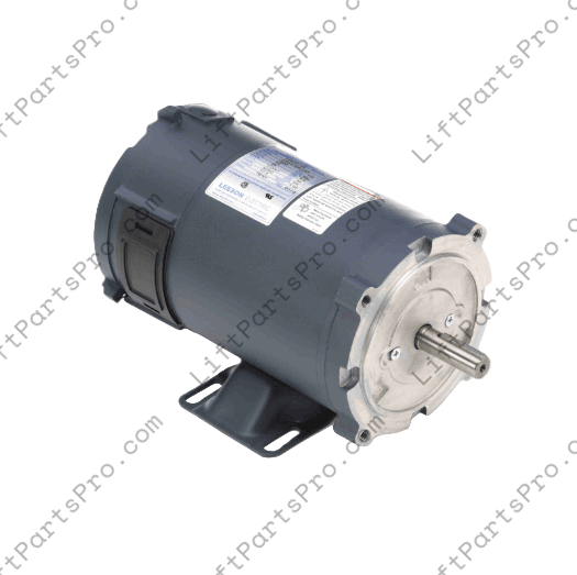 Electric motor on a white background