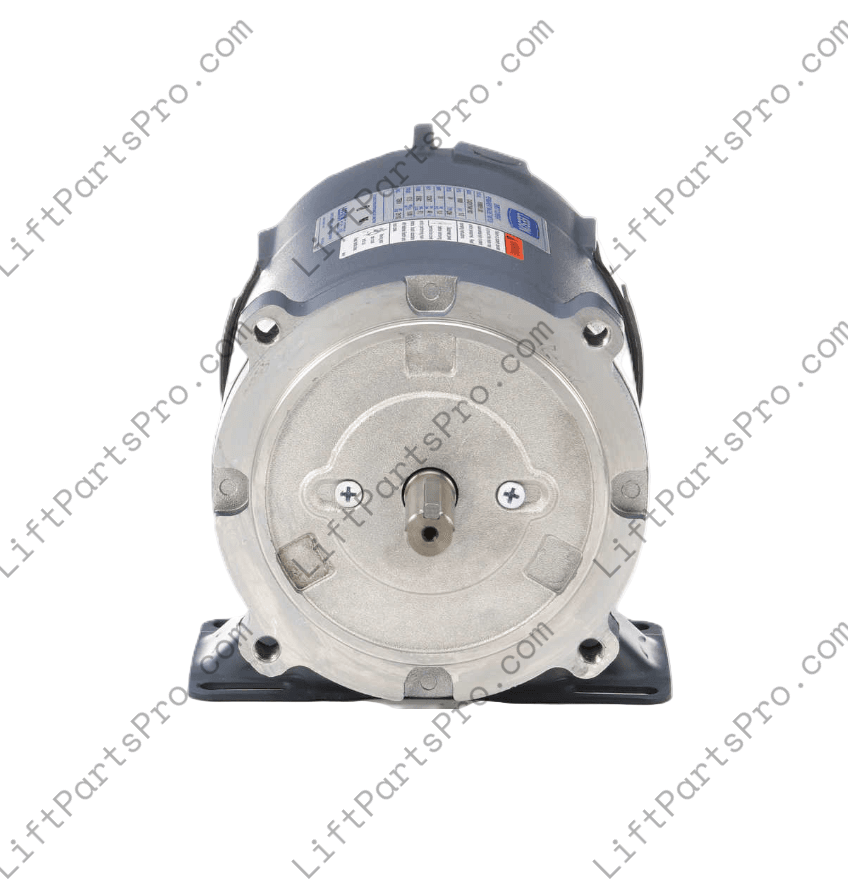 Motor with a visible brand logo on a white background