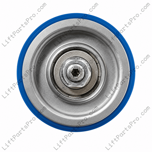 MAC Elevator Door Roller for Kone Montgomery. Cross Reference: M411M, MAP-341, MAP341, P31341, MW-7, and 9100124.