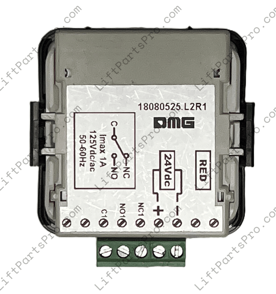 #1 COP Square Pushbutton Actuator for NWOV Evolution Elevators DMG #18080525.L2R1