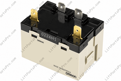 Bottom-view of Omron Relay G7L-1A-TUBJ-CB for National Wheel-O-Vator Lifts
