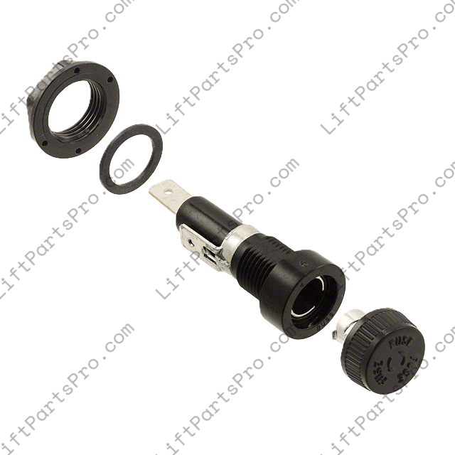 Exploded View of National Wheel-O-Vator (NWOV) Cartridge Fuse Holder