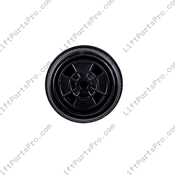 Front view of emergency piezoelectric buzzer speaker for select National Wheel-O-Vator (NWOV). Replaces Legacy #H53134