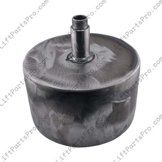 Replacement hydraulic muffler for National Wheel-O-Vator elevators originally equipped with legacy #R3079