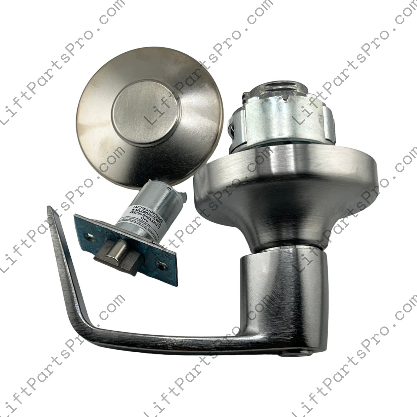 National Wheel-O-Vator NWOV One-sided VPL Door Lockset Handle V1097
