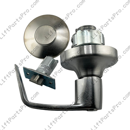 National Wheel-O-Vator NWOV One-sided VPL Door Lockset Handle V1097