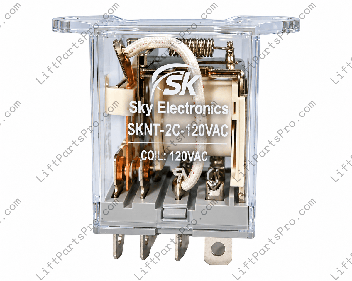 SKNT-2C-120VAC ice cube relay compatible with National Wheel-O-Vator VPLS and other NWOV lifts
