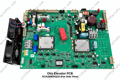 Otis Ultra Drive 403B #GCA26800QC6 elevator inverter control PCB – View with fans
