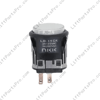 Garaventa Genesis Round White Call Button LB-15CK