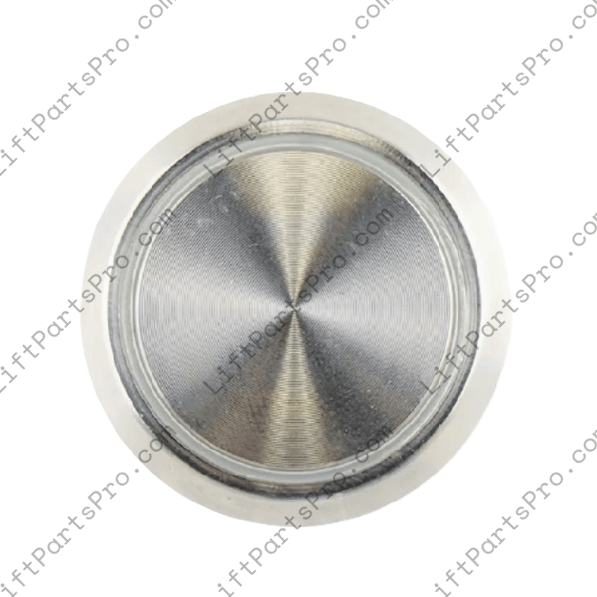 Flush-Mount Elevator Push Button – White LED, 24V, Savaria Replacement