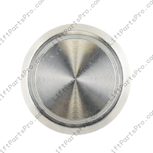 Flush-Mount Elevator Push Button – White LED, 24V, Savaria Replacement