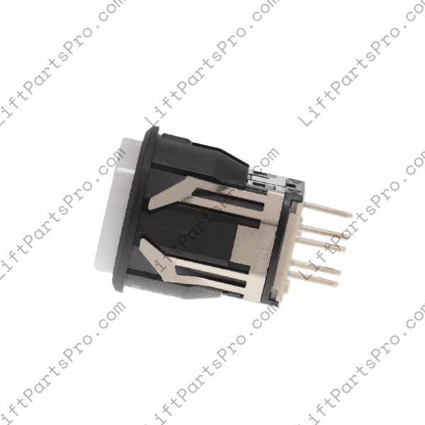 White round replacement push button for elevator call stations - Windsor Elevator Cabs