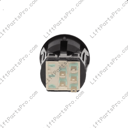White round replacement push button for elevator call stations - Windsor Elevator Cabs