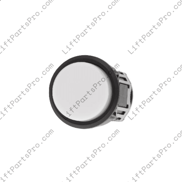 White round replacement push button for elevator call stations - Windsor Elevator Cabs
