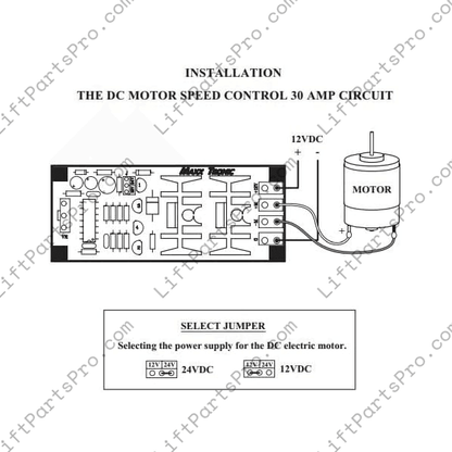 Harmar Summit Wheelchair Lift Speed Control Circuit Board 46103