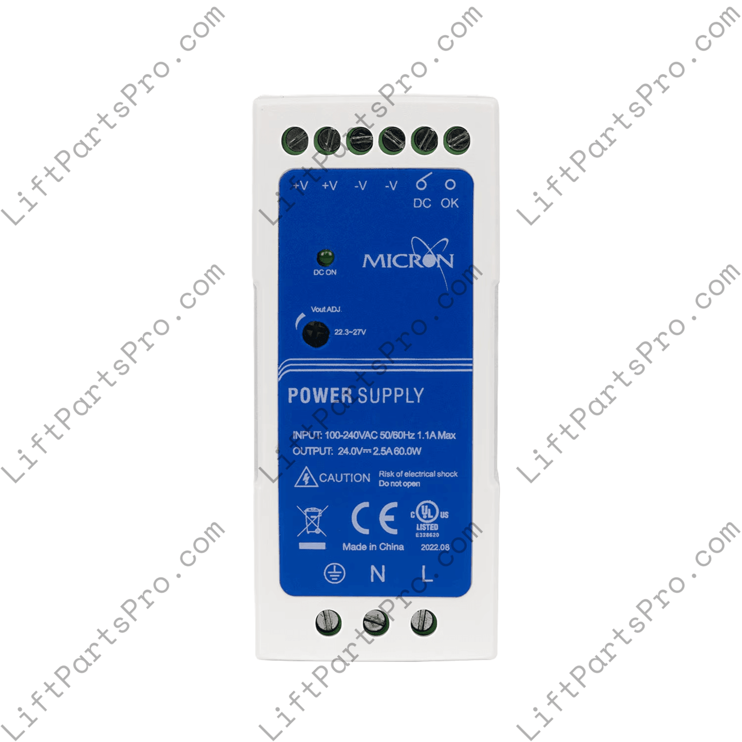 Micron Power Supply for Symmetry Elevator Controller