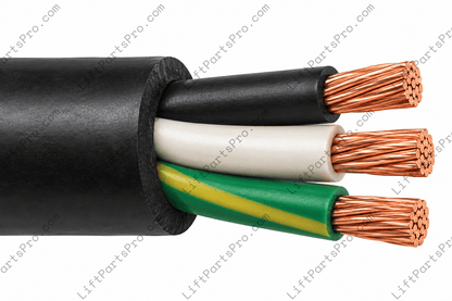 14 Gauge 3 Conductor Travel Cable replacing RAM Trus-T-Lift TTL750 trailing wire #DSJOW1403LL