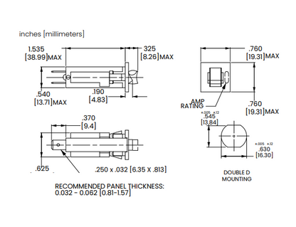 7-Amp Thermal Reset Breaker - Harmar/Summit and Others