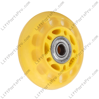 Yellow Roller Wheel for Savaria Concord Weight Rack